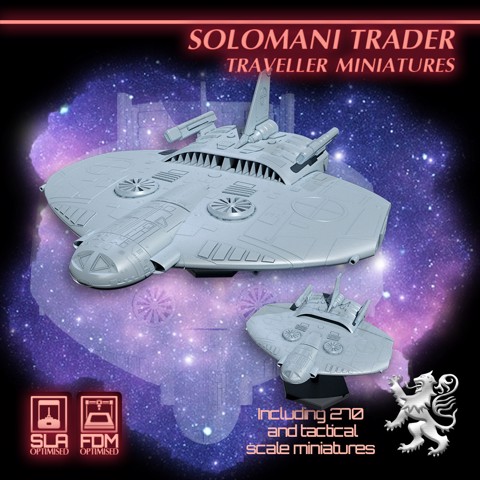 Image of Solomani Trader Traveller Miniatures
