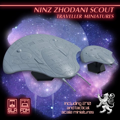 Image of Ninz Zhodani Scout Traveller Miniatures