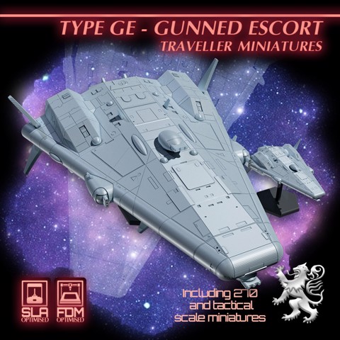 Image of Type GE - Gunned Escort Traveller Miniatures