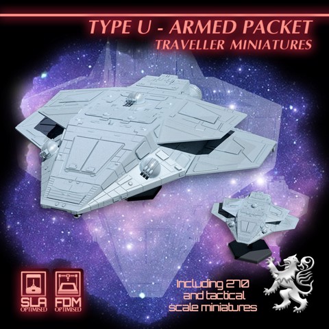 Image of Type U - Armed Packet Traveller Miniatures