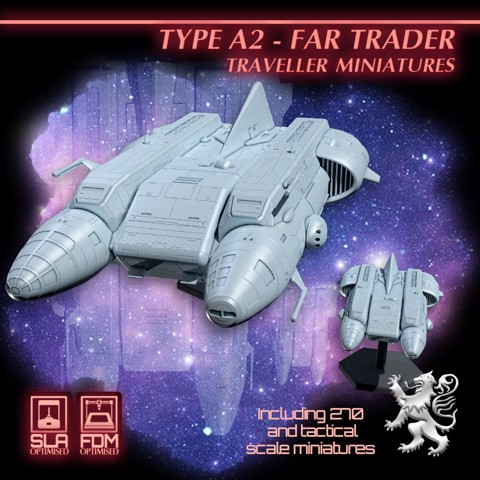 Image of Type A2 - Far Trader Traveller Miniatures