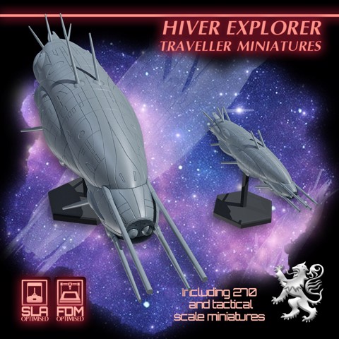 Image of Hiver Explorer Traveller Miniatures