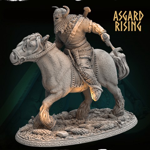 Image of CHIEFTAINS - Hjalmar the Raid Master 54mm /Pre-supported/