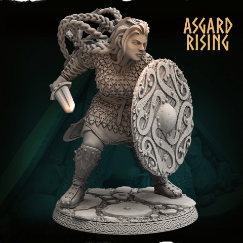 Image of CHIEFTAINS - Aidda the Brave 54mm /Pre-supported/