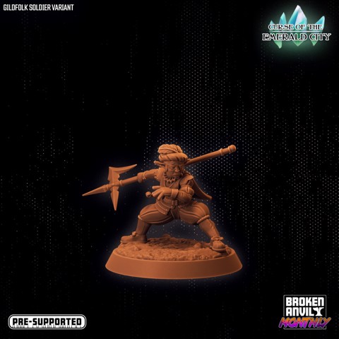 Image of Curse of the Emerald City - Gildfolk Soldier 1