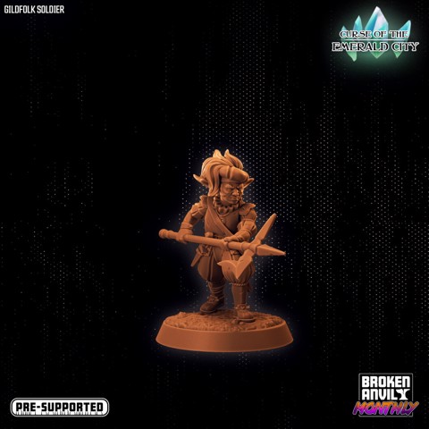 Image of Curse of the Emerald City - Gildfolk Soldier 5