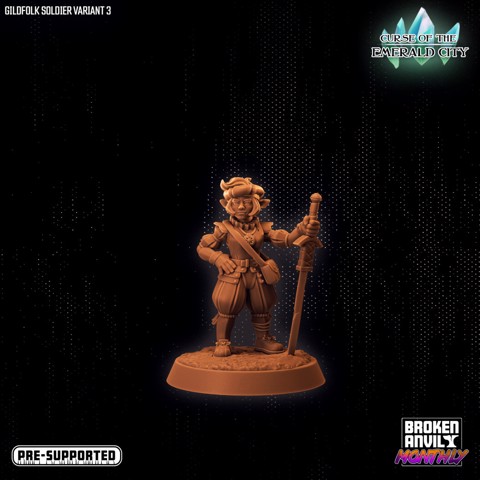 Image of Curse of the Emerald City - Gildfolk Soldier 3