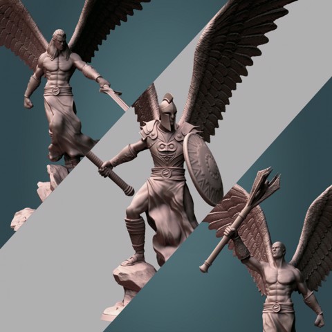 Image of Angel 3 poses