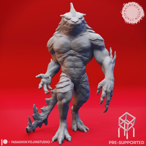 Image of Watchful Troglodyte - Tabletop Miniature (Pre-Supported)