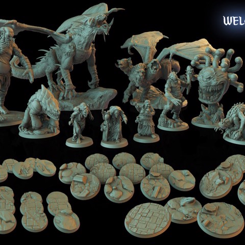 Image of Welcome Pack Miniatures [Tribes & Patreon]