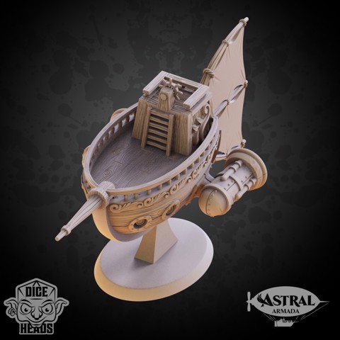 Image of Trade Skiff Astral Ship (Large Version)