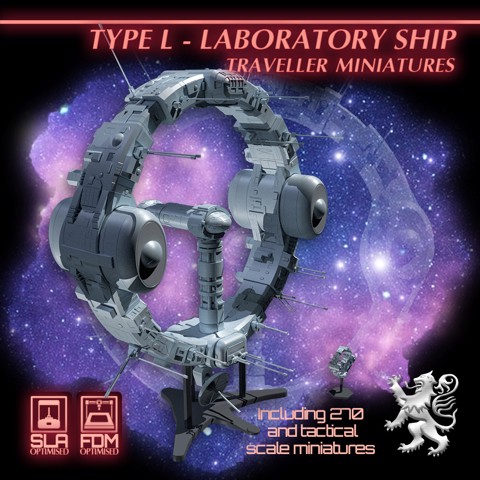 Image of Type L - Laboratory Ship Traveller Miniatures