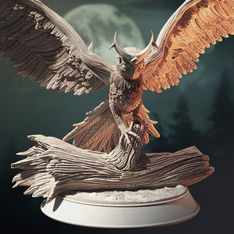 Image of Great Owl Spirit - The Moon Devil