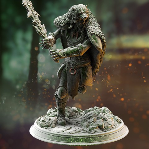 Image of Druidic Barbarian - Aloxian