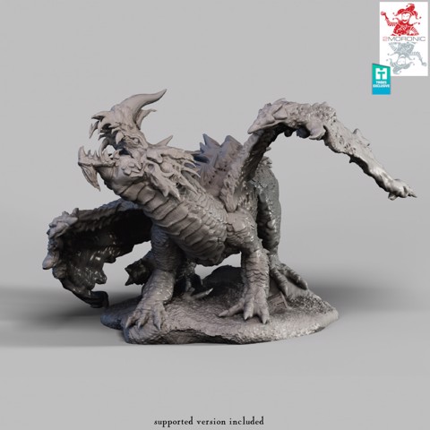 Image of Blue Dragon - two heads variants