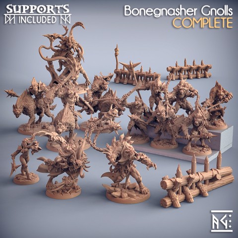 Image of Bonegnasher Gnolls (Complete Set - 30)