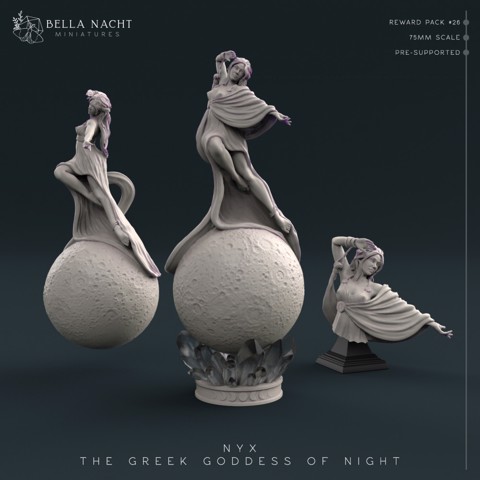 Image of Reward Pack #26 | Nyx, Greek Goddess of Night