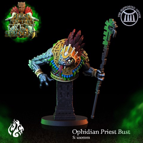 Image of Ophidian Priest, Bust version