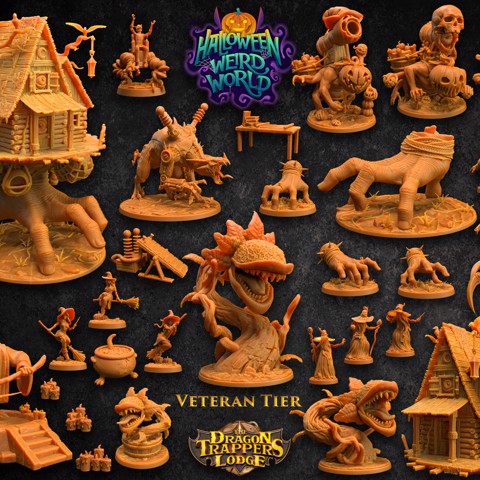 Image of Halloween Weird World COMPLETE SET | Presupported| Dragon Trappers Lodge