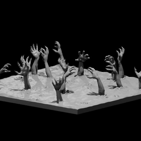 Image of Zombies Coming out of Ground