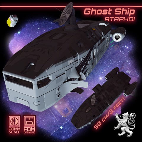 Image of Ghost Ship Ataphoi 28mm Starship