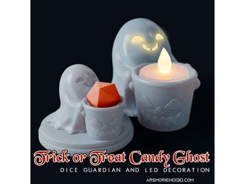 Image of Trick Or Treat Candy Ghost