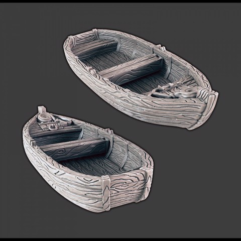 Image of Simple Rowboat [SUPPORT-FREE]
