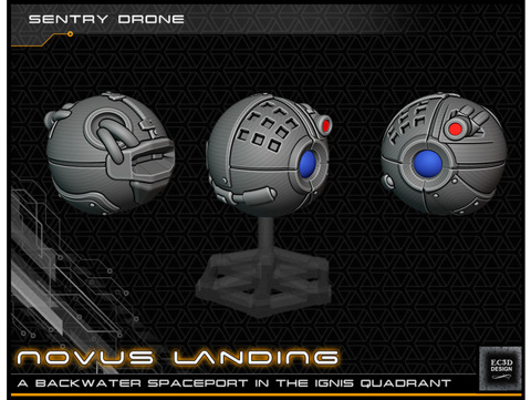 Image of Sentry Ball Droid - 28-32mm gaming - Novus Landing