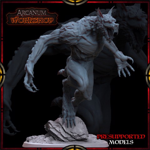 Image of The leaping Werewolf