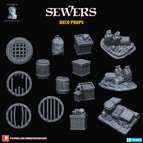 Image of Sewers Deco Props (pre-supported)
