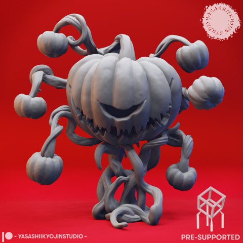 Image of Pumpkin Tyrant - Tabletop Miniature (Pre-Supported)
