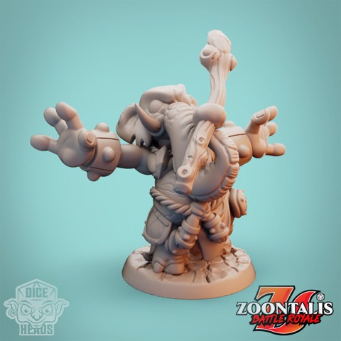 Image of Elephant Wizard (pre-supported included)