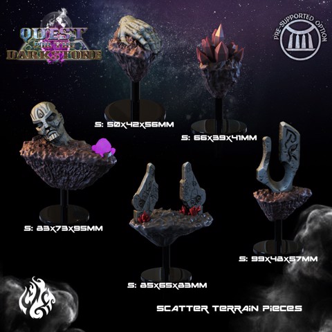 Image of Astral Space Scenery Pieces