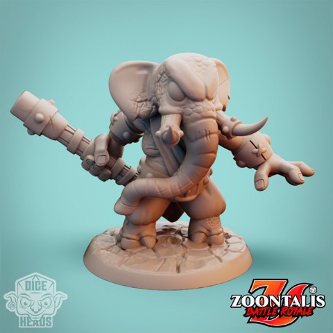 Image of Elephant Rogue (pre-supported included)