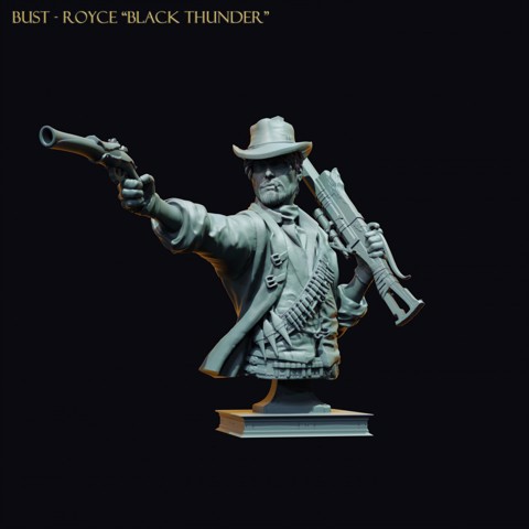 Image of Royce "Black Thunder" - Bust