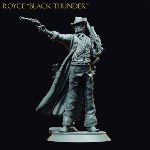 Image of Royce "Black Thunder" - Gunslinger