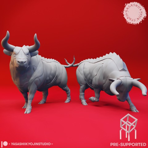 Image of Gorgon Herd - Tabletop Miniatures (Pre-Supported)