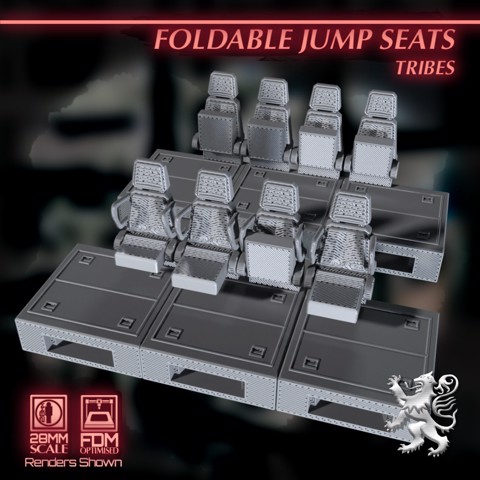Image of 28mm Foldable Jump Seats
