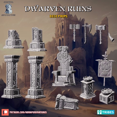 Image of Dwarven Ruins Deco (pre-supported)