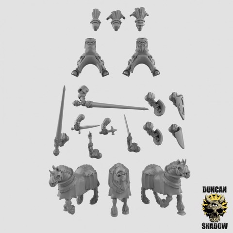 Image of Knights Multipart Kit  (pre supported)