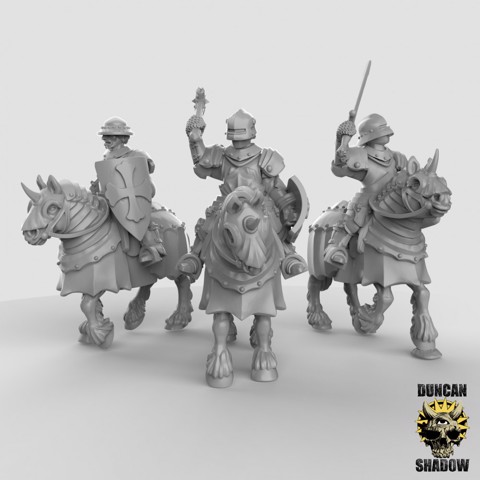 Image of Knights with Hand Weapons (pre supported)