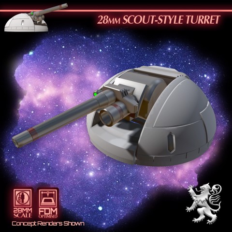 Image of 28mm Scout-Style Turret