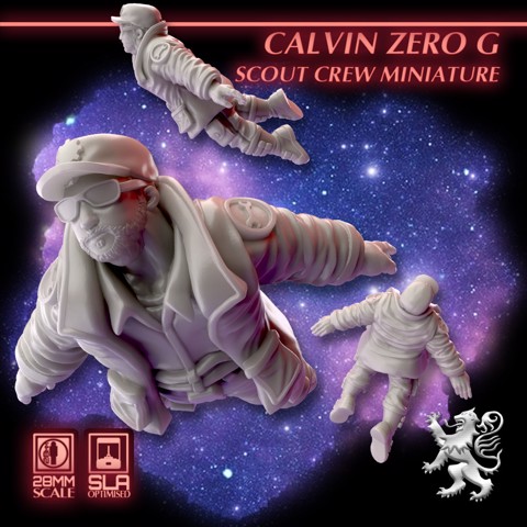 Image of Calvin Zero-G Scout Crew Miniature