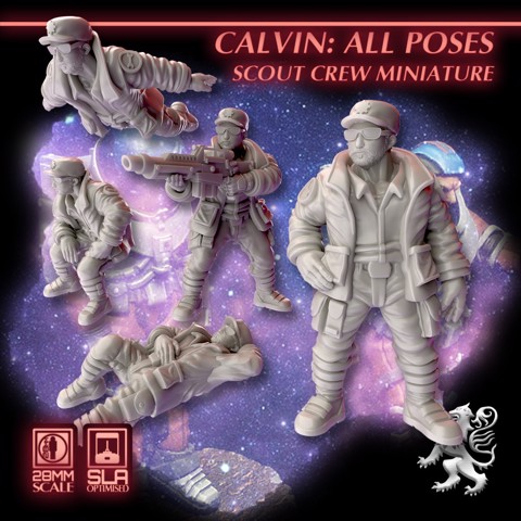Image of Calvin: All Poses Scout Crew Miniature