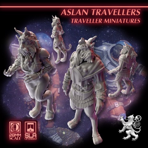 Image of Aslan Travellers Traveller Miniatures