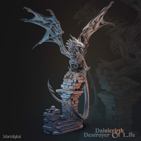 Image of Dragon Dainicrirth, Destroyer Of Life'