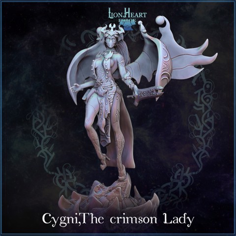 Image of Cygni, the crimson lady
