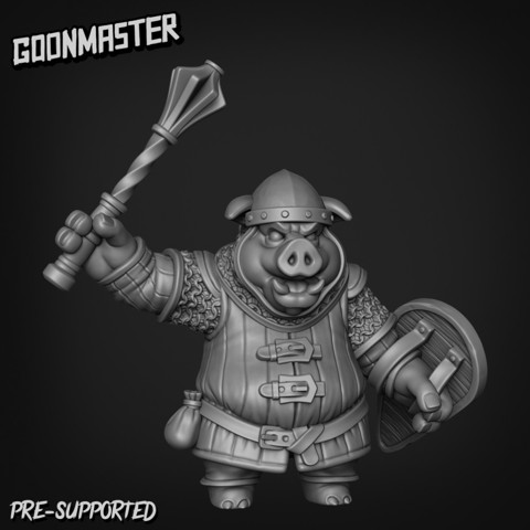 Image of Pig Mace Soldier 2