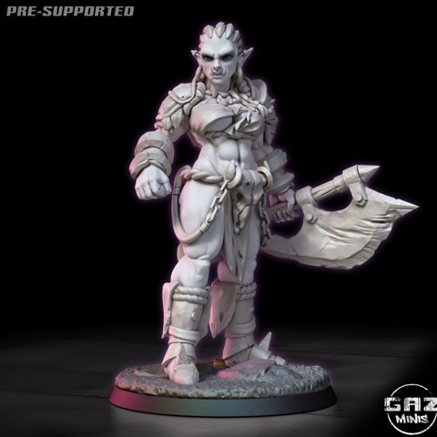 Image of Orc Barbarian Female