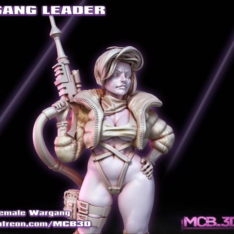 Image of Female Gang Member - Leader